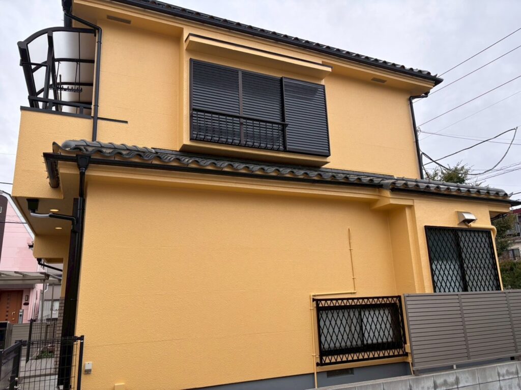 全体側面施工後