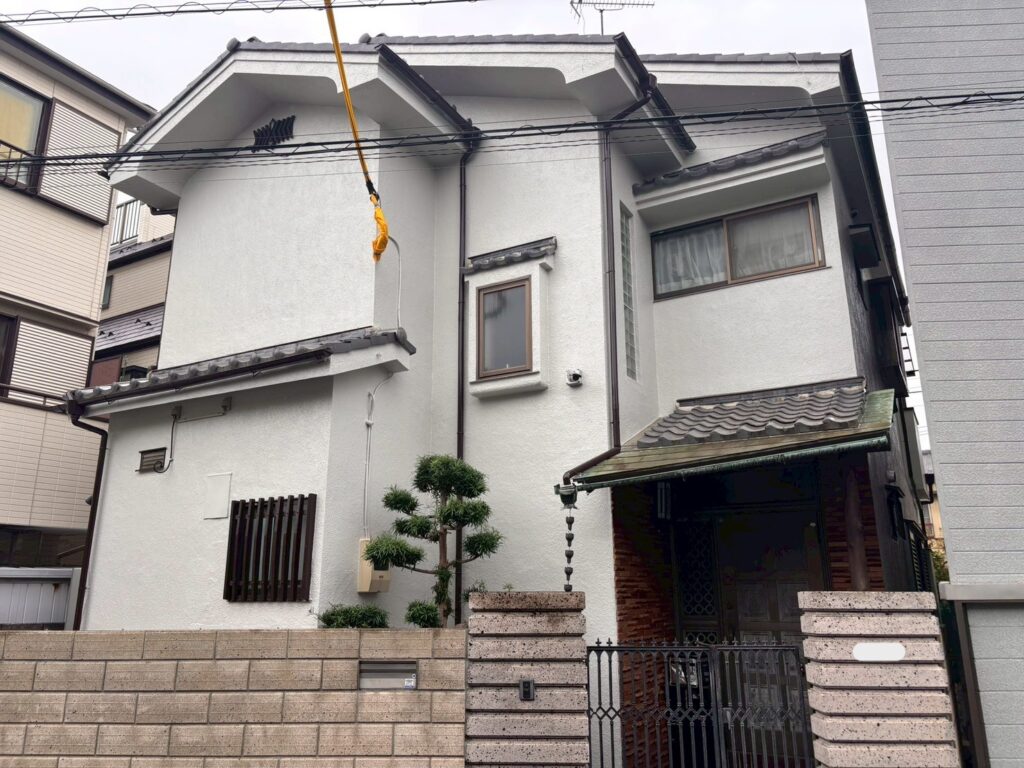 外壁塗装の施工完了写真